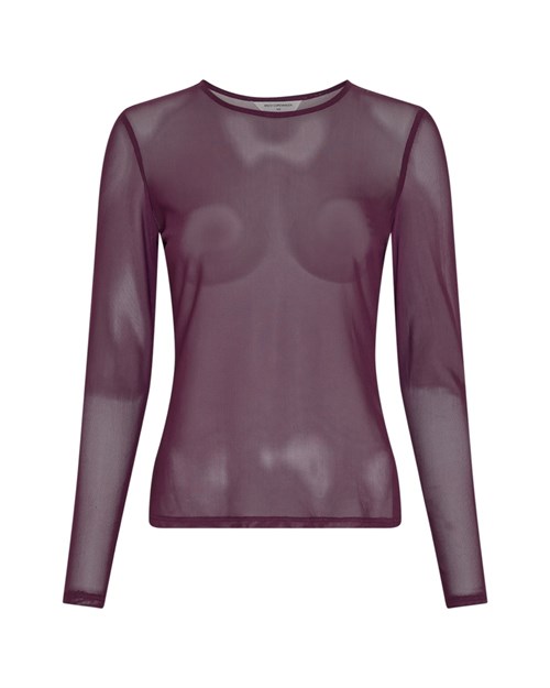 MSCH Janie Illenora Mesh Bluse, Lilla